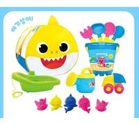 Pinkfong Baby Shark Sand Play Bag Set per Bambini Baby REGALO Giocattoli Core...