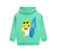 Pinkfong Felpe con Cappuccio Ragazzi Baby Shark Verde 12-18 Mesi