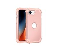 (PinkGold) L-Style Compatible For iPhone 16e Case Shockproof PC + TPU Phone Back Cover