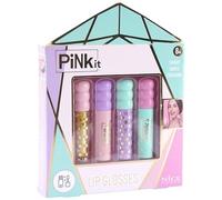 PINKIT Set Lip Glosses, Confezione con 4 Lucidalabbra
