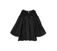 Pinko abito bambina in tulle e tessuto ottman nero 14a