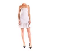 PINKO - Abito Bianco con Orlo a Balze in Misto Cotone - - Dresses - Donna - Bianco - S