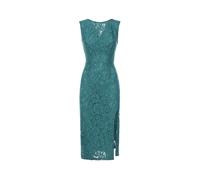 PINKO - Abito con spacco laterale in pizzo - - Dresses - Donna - Verde - XS