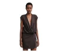 PINKO - Abito Corto a Portafoglio - - Dresses - Donna - Marrone - S