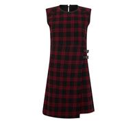 PINKO - Abito Corto Senza Maniche con Cintura in Vita a Quadri - - Dresses - Donna - Multicolore - S