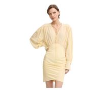 PINKO - Abito Drappeggiato in Viscosa - - Dresses - Donna - Giallo - L