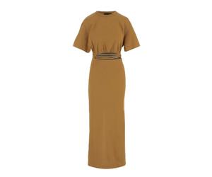 PINKO - Abito Lungo Benevento - - Dresses - Donna - Marrone - M