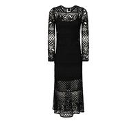 PINKO - Abito Lungo Traforato all`Uncinetto - - Dresses - Donna - Nero - M