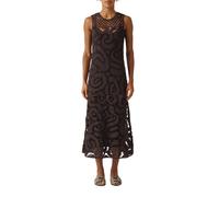 Pinko abito midi Bufera crochet marrone