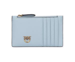 PINKO, ,Accessories ,Donna ,Blu ,ONE SIZE Airone Cardholder Vitello