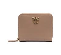 PINKO, ,Accessories ,Donna ,Marrone ,ONE SIZE Portafoglio in pelle con placca logo
