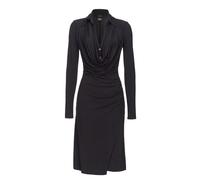 Pinko ADONE Abito Interlock Fluido Vestito Casual, Z99_Nero Limousine, L Donna