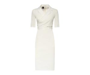 PINKO - Allyson Abito Lino Stretch - - Dresses - Donna - Bianco - S
