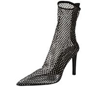 Pinko Annie Tronchetto Rete Stretch, Stivaletto Donna, Z99_Nero Limousine, 36 EU