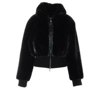 PINKO - Bagels Faux Fur Bomber Jacket - - Jackets - Donna - Nero - M