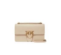 PINKO Love One Borsa a tracolla Pelle 27 cm beige-grigio fumo-antique gold (TAS022861)