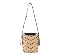 PINKO, ,Bags ,Donna ,Beige ,ONE SIZE Bucket Mini Chevron