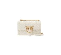 PINKO, ,Bags ,Donna ,Bianco ,ONE SIZE Borsa a Tracolla Bianca con Design del Logo
