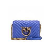 PINKO, ,Bags ,Donna ,Blu ,ONE SIZE La Love Click Mini Borsa a Spalla