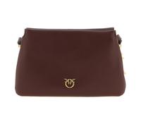 PINKO, ,Bags ,Donna ,Rosso ,ONE SIZE Borsa a spalla in pelle con chiusura a zip