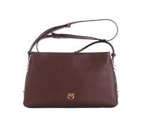 Pinko borsa a tracolla Triplet in pelle marrone UNI