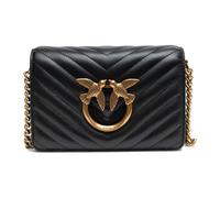 PINKO, ,Bags ,Donna ,Nero ,ONE SIZE Love Click Mini Nappa Chevron