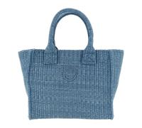 PINKO - Beach Mini Shopping Bag - - Bags - Donna - Blu - ONE SIZE