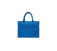 Pinko BEACH SHOPPING CANVAS RICICLATO SALE/PEPE BLU 38X29X15