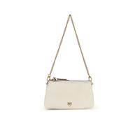PINKO Beige Calf Leather Bos Taurus Shoulder Bag