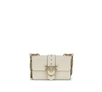 PINKO Beige Calf Leather Bos Taurus Shoulder Bag