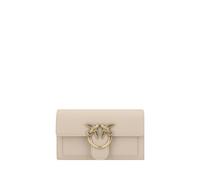 PINKO Beige Calf Leather Bos Taurus Wallet