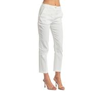 PINKO - Bello Pantalone Lino Stretch - - Trousers - Donna - Bianco - L