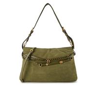 PINKO Belt Bag Big Borsa a spalla Vera Pelle 40 cm verde