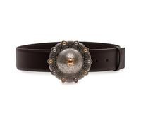 PINKO - Belt H4 Round Buckle High - - Accessories - Donna - Nero - L