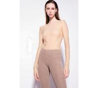 PINKO Berlino 6 Maglia Charmeuse Ful Matt Almond Taglia: XS | Maglie a manica lunga Outlet | Donna | Marrone