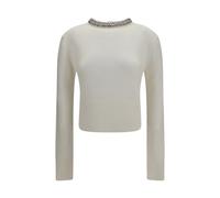 PINKO - Berlino Sweater - - Knitwear - Donna - Bianco - M