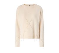 PINKO - Berna Pull Argyle Traforato - - Knitwear - Donna - Beige - M