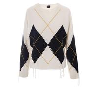 PINKO - Berna Pull Argyle Traforato - - Knitwear - Donna - Multicolore - S