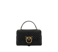 PINKO Black Calf Leather Bos Taurus Wallet