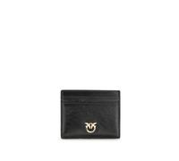 PINKO Black Calf Leather Bos Taurus Wallet