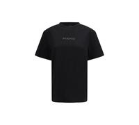 PINKO Black Cotton T-Shirt - M