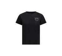 PINKO Black Cotton T-Shirt - M