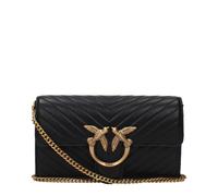 PINKO Black Leather Clutch Bags