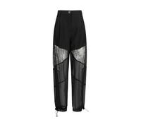 PINKO Black Polyester Casual Pants - IT38 | S