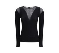 PINKO Black Viscose Shirt - S