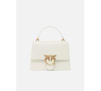 Pinko Love One Top Handle Classic LI, Borsa Donna, Z14Q_Bianco Seta-Antique Gold, U