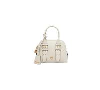 Pinko Bowling Mini Borsa a mano avorio, pelle a grana fine, donna