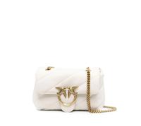 Pinko Love Puff Mini Borsa a spalla beige, pelle di pecora, donna