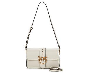 Pinko Borsa a spalla LOVE ONE CLASSIC SLOUCHY FL VITELLO MORBIDO in Bianco Unica