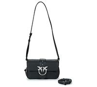 Pinko Borsa a spalla LOVE ONE SLOUCHY ZIP MINI VITELLO BIKER in Nero Unica